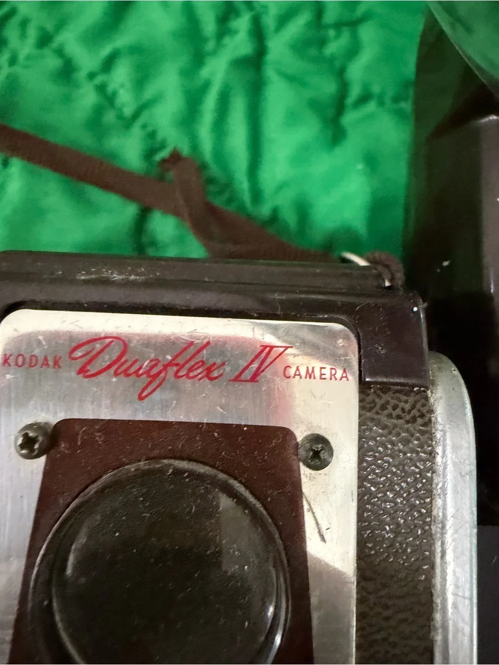 Kodak Brown and Silver Twin-Lens Camera with Flash